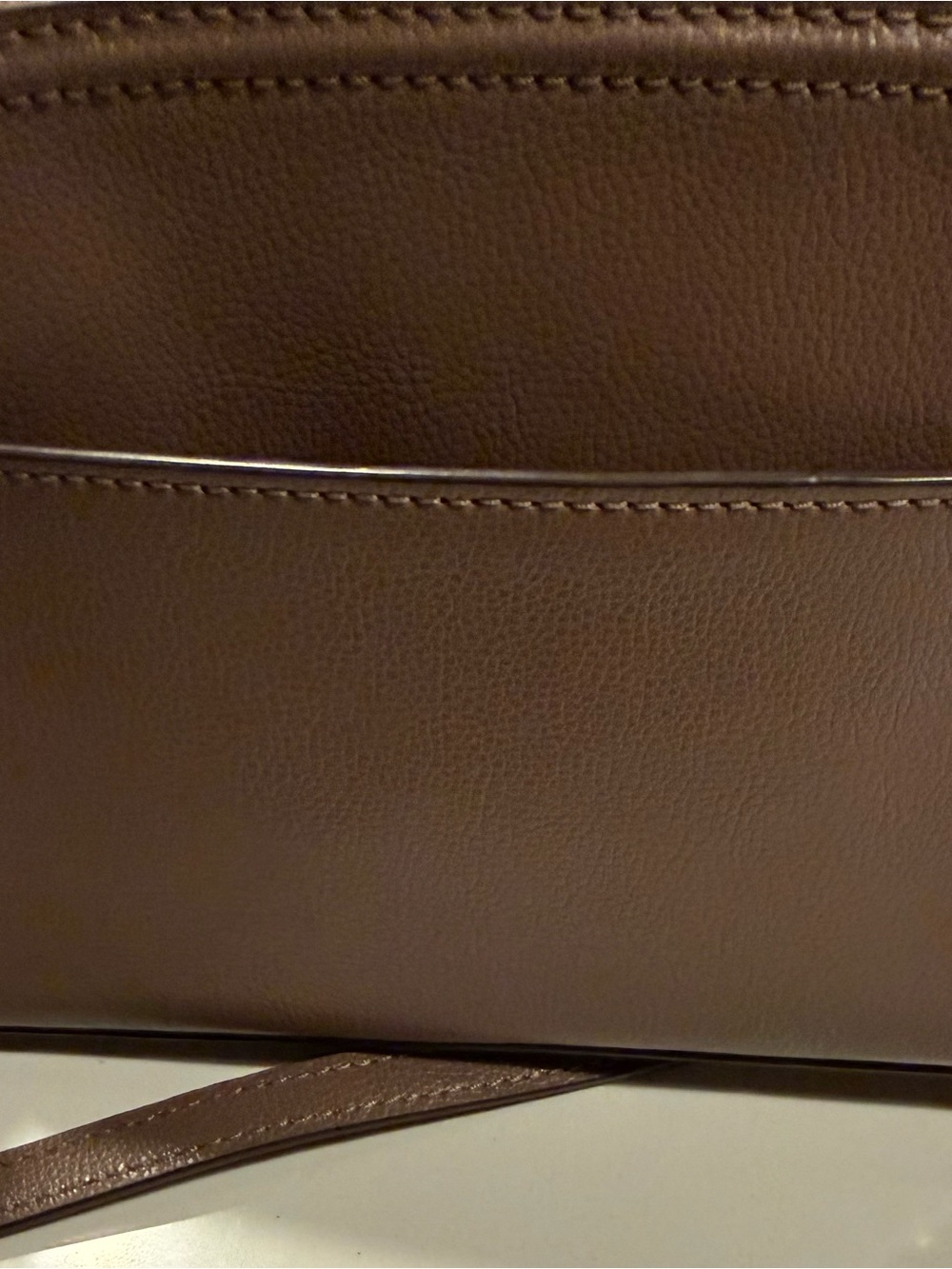 Kate Spade Brown Pebbled Leather Dome Crossbody Bag NWOT - Picture 2 of 7